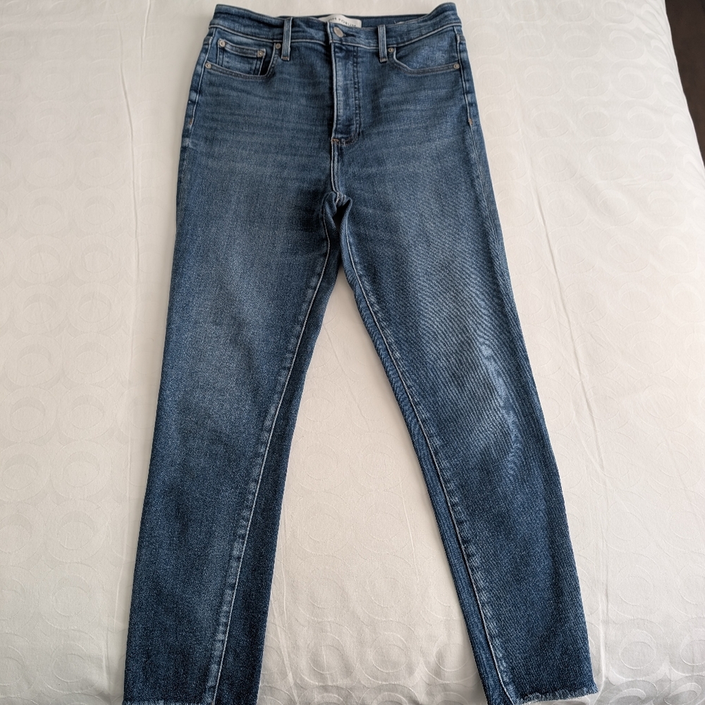 Aritizia Denem Forum The Lola high rise skinny crop medium wash size 29